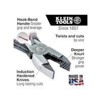 Gambar Klein Tools D2017Csta Linesman Tang Pemotong Samping dengan Tang Pekerja Besi Aksi Bermuatan Pegas Memiliki Knurl Agresif dan Pegangan Tempered dari Omartica Store undefined 2 Tokopedia