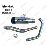 Gambar knalpot Racing Yamaha XSR 155 kenalpot XSR155 Protech Exhaust - Putih dari assiu undefined 4 Tokopedia
