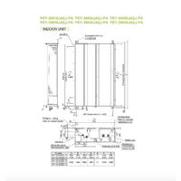 Gambar Mitsubishi Electric AC Ceiling Ducted Inverter PEY-SM Series 4 PK ( 3 Phase ) - PEY SM36JA + SUY SM36YKA dari Planet Elektronik Indo undefined 2 Tokopedia
