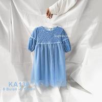 Gambar Dress Anak Warna Denim Blue Import 3 4 Tahun Gaun Biru Muda Bayi 0 6 12 Bulan Baju Terbaru Anak Perempuan Perempuan 2024 Kekinian Hari Raya idul Fitri Baju Biru Denim Gamis Brukat KA136 - Biru Denim, 3-4 Tahun dari winingcell undefined 1 Tokopedia