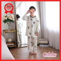 Gambar piyama anak & dewasa 100% tencel micro modal panda cream high quality dari Yant Official Shop undefined 1 Tokopedia