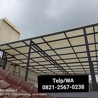 Gambar kanopi alderon doublelayer semi transparan canopy premium atap alderon translusent semi transparan original 10mm bahan anti panas bergaransi 15 tahun dari Dhafin Canopy undefined 3 Tokopedia