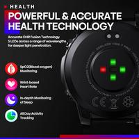 Gambar Zeblaze VIBE 7 PRO Smart Watch 1.43'' AMOLED Display Make/Receive Phone Calls Health Management Sports Smartwatch for Men - Black dari CV Angkasa Indah undefined 4 Tokopedia
