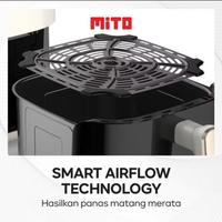 Gambar MITO Air Frayer Tiara Series AF 11 Digital 5 Liter Low Watt - Hitam dari Kitchenlin undefined 3 Tokopedia