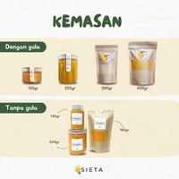 Gambar *sietakitchen.id* Rimpang Seduh Serbuk Kunyit Jahe Gula Aren - KunJa Emprit, 150gr (jar) dari sietaofficial undefined 3 Tokopedia