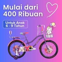 Gambar PROMO CUCI GUDANG Sepeda Anak Perempuan Usia 3 - 13 Tahun Ukuran 12 inch 16 Inch 18 Inch Hemat Termurah - Frozen Tosca 12 dari PratamaSepeda undefined 1 Tokopedia
