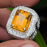 Gambar Batu HQ Vivid Yellow Heliodor Beryl Sertifikat 7.25 crt dari AZHAR GEMSTORE undefined 3 Tokopedia