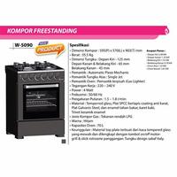 Gambar Winn Gas Kompor Freestanding Oven 4 Tungku + Oven W5090 W 5090 dari Home Electro undefined 5 Tokopedia
