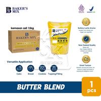 Gambar Baker's Mix GOLD PREMIUM Butter Blend UNSALTED Blend Butter Margarin (1 pcs) - GOLD 1KG, UNSALTED dari masterbahankue undefined 1 Tokopedia