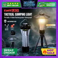 Gambar TaffLED Lampu LED Camping Portable 4 Mode Rechargeable Waterproof dari BudgetGadget undefined 1 Tokopedia