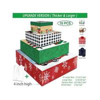 Gambar 16 Kotak Bungkus Kado Natal Dekoratif Massal Dengan Tutup Membungkus Pakaian Ekstra Besar Dan 80 Stiker NatalAneka Ukuran Kemeja Jubah Mantel Sweater Pakaian Dan Hadiah Liburan Natal dari Sancturi Store undefined 2 Tokopedia