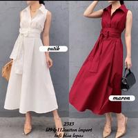 Gambar JILLY SLEEVE BUTTON MIDI DRESS - CARAMEL dari CERIAZ CLOTHING undefined 2 Tokopedia