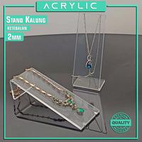 Gambar Stand Kalung Holder Neclace Acrylic Display Perhiasan Akrilik Tempat Pajangan Jewelry S4 Putih - Bening dari Unique Official Store undefined 1 Tokopedia