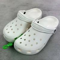 Gambar Sandal Pria Wanita Crocs Classic Clog Chef Original - Putih, M4 dari Trifa Shopline undefined 1 Tokopedia