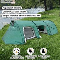 Gambar Promo Tenda Camping Dome Terlaris/Camping 8 Person - Tenda Double Layer - Tenda Dome Ultralight/4 orang Frame Fiber Tenda//Tenda Camping / Tendaki Borneo 6 Orang / Borneo 5 Dark Grey Double Layer Dua Tenda Kamar Hijau Hijau - putih dari MODERA ST undefined 2 Tokopedia