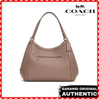 Gambar Tas Coach Wanita Pebbled Leather Kristy Shoulder Bag in Brown Original Store Branded Authentic dari tickandickk undefined 1 Tokopedia