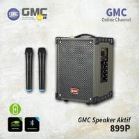 Gambar Speaker Portable Bluetooth GMC 899P 889 P bonus 2 mic Wireless suara super mantap dari Tnw Elektronik undefined 1 Tokopedia