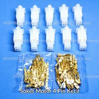 Gambar Soket motor 4 pin kecil isi 10 set dari JAYAMAS Electronic undefined 2 Tokopedia