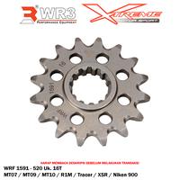 Gambar Gear Depan WR3 MT07 MT09 MT10 R1M Tracer XSR Niken 900 / R6 / CBR 600 1000 RR CB 650R Africa Twin - CBR 600 15T dari Xtreme Motor Shop undefined 3 Tokopedia