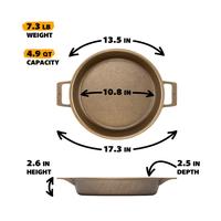 Gambar Stargazer Cast Iron Braiser 13.5inch / 34cm dari Pantry Magic Indonesia undefined 5 Tokopedia