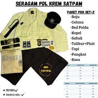 Gambar Seragam Satpam Cream,Stelan PDH/PDL Krem terbaru,Seragam Security Baru - PDH KREM+BED, M dari INDO TACTICAL -NEW- undefined 4 Tokopedia