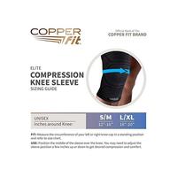 Gambar Copper Fit Elite Penyangga Lutut Lengan Kompresi Lutut 2 Pak Hitam LargeXLarge 16202.0 Hitung dari Cutimas Store undefined 5 Tokopedia