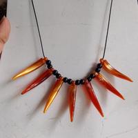 Gambar Kalung Taring Etnik Papua / Kalung Pelengkap Pakaian Adat - 3 Taring mix dari berkah jaya Tangsel undefined 1 Tokopedia