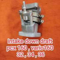 Gambar intake downdraft vario 160 , pcx 160 pasang tb brt 32, 34, 36 - untuk tb 36 dari Chan Sparepart Motor undefined 4 Tokopedia