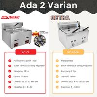 Gambar Deep Fryer Getra Gf-102g Alat Penggorengan Gas - GOMESIN BUBBLE dari Makmur Bersama Gomesin undefined 3 Tokopedia