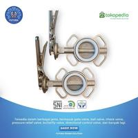 Gambar butterfly Valve cs 6" inch SS304 PN16 JIS 10K dari Futura teknik solution undefined 2 Tokopedia
