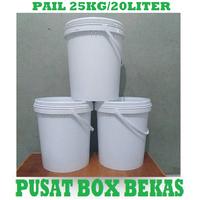 Gambar Ember plastik bekas cat 25kg grosir/Ember bekas COD dari Pusat Box Berkualitas undefined 1 Tokopedia