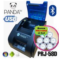 Gambar Printer Panda PRJ-58D Support USB Bluetooth Mesin Cetak Struk Kasir Mini / Mesin Print Kertas Thermal Cetak Resi Harga Belanjaan Mini Market Restoran dari GRAVITY GROUP undefined 2 Tokopedia