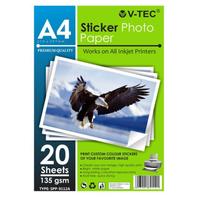 Gambar Kertas Stiker Glossy V-tec 135 gsm Sticker Glossy Paper dari DEETHOVEN undefined 4 Tokopedia