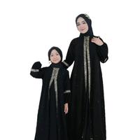 Gambar Muza Gallery Abaya Ziper Renda Gold (Busui) Gamis Wanita Dewasa Kombinasi Muslim Sifon Tangan Arab Kaftan Umroh Dress Hitam Lebaran Turki Basic Maxi Abaya Couple Ibu Dan Anak 2025 - Dewasa, S dari Salsabila Style undefined 1 Tokopedia