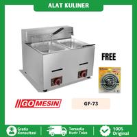 Gambar Deep Fryer Gas GETRA GF 102G Penggorengan 2 Tank GF 102 - GOMESIN dari alatkuliner com undefined 1 Tokopedia