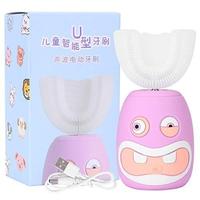 Gambar New Sikat Gigi Elektrik Anak, Smart Electric Toothbrush U-Shape Automatic High Quality - Merah Muda dari Toko Daraa. undefined 2 Tokopedia