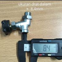 Gambar Kran Kepala Setrika UAP BOILER / Kran Pembuangan Air/Kran Setrika Uap/M.J.M-70212 dari MJM Mesin Jahit undefined 4 Tokopedia