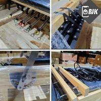 Gambar sedia -/- Pilates Reformer Wood Oak Core Bed with Tower BJK-A4BK Warna Black dari kopi571 undefined 4 Tokopedia