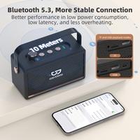 Gambar GOOJODOQ Classic Outdoor style Portable Bluetooth 5.3 Deep Bass Dual Speaker - Hitam dari Goojodoq Professionals undefined 2 Tokopedia