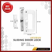 Gambar rkg kunci pintu geser aluminium sliding door lock set best quality - Hitam dari Deola Official undefined 5 Tokopedia