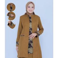 Gambar [READY STOCK] SERAGAM KERJA DINAS WANITA MODEL TUNIK PEMDA KEBAYA SETELAN ROK A/CELANA PANJANG/ROK SPAN KATUN FREE HIJAB dari Laut Karya Official undefined 4 Tokopedia