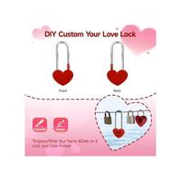 Gambar Gembok Cinta Tanpa Kunci Gembok Hati Tunggal 15 Buah Gembok Cinta Merah 3.5 50Mm Jembatan Lovelock Pohon Harapan Tanpa Kunci dari Sigatar Store undefined 4 Tokopedia