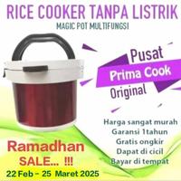 Gambar NEW Magic Pot / Rice Cooker Tanpa Listrik Primacook Original [terbaik][terlaris] dari ANION STORE undefined 4 Tokopedia