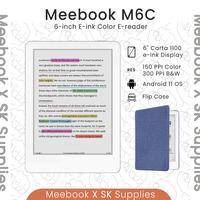Gambar Meebook M6C E-Ink  E-book Reader 150PPI color 300 PPI B&W Tablet Reader Eink berwarna Android 11 Sejenis Kindle Boox Kobo dari SK Supplies ID undefined 2 Tokopedia
