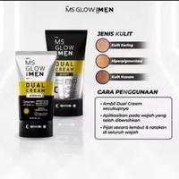 Gambar MS Glow Men Cream 2 in 1 siang malam new series dari milenial grosir undefined 1 Tokopedia