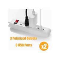 Gambar Kabel Ekstensi Kembar Kabel Ekstensi Terpisah 12 Kaki dengan 6 Tlet dan 6 Port Usb 3 Cabang Kabel Ekstensi Steker Datar Kabel Ekstensi Ganda Di Belakang Tempat Tidur Sofa Nightstand Furnitur Rias dari Wikara Masti undefined 2 Tokopedia