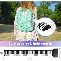 Gambar 【24H COD】 88/49 Keys Piano Keyboard Portable Lipat Silikon Fleksibel Hand Roll Up bisa audio eksternal Elektrik Elektronik Multifungsi /Baterai lithium yang/88 kunci Piano/Alat Musik Berlatih untuk pemula/88 Tuts Piano/88 Kunci Piano/49 Tuts Piano ** - 49 Keys Piano dari Greater Speedshop01 undefined 3 Tokopedia