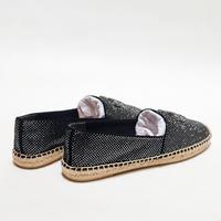 Gambar Tory Burch Original Store TB EVERLY ESPADRILLE Authentic - Suede Black dari Jade N' Co undefined 4 Tokopedia