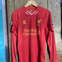 Gambar Jersey Liverpool Home 13/14 Original Long Sleeve Suarez dari Bocil Jersey Original undefined 1 Tokopedia
