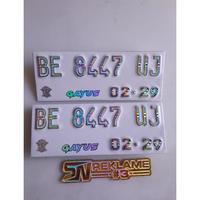 Gambar Plat Nomor Baut Tanam Hologram, Plat Nomor Custom Hologram, Pelangi, super mewah, super kualitas, super murah, material super tebal, plat nomor modif, plat nomor acrylic, plat nomor mika, plat nomor mika timbul, plat nomor mika laser, plat nomer - A47 dari VARIASI 66 STORE undefined 4 Tokopedia